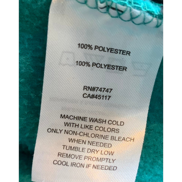 Cabela's Women's Fleece Jacket Teal Long Sleeve Zip Closure Size SP Gorpcore - Picture 12 of 13